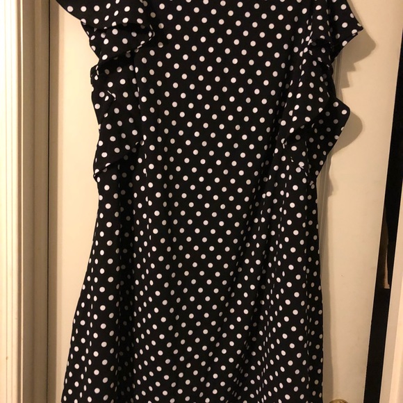 Lane Bryant Dresses & Skirts - Black Poka dot Lane Bryant  dress